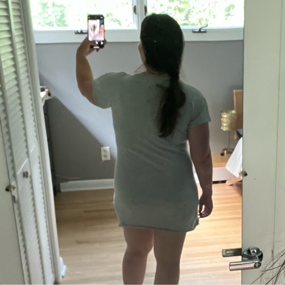 Vintage Havana Gray Knot Front Mini Dress - Picture 4 of 4